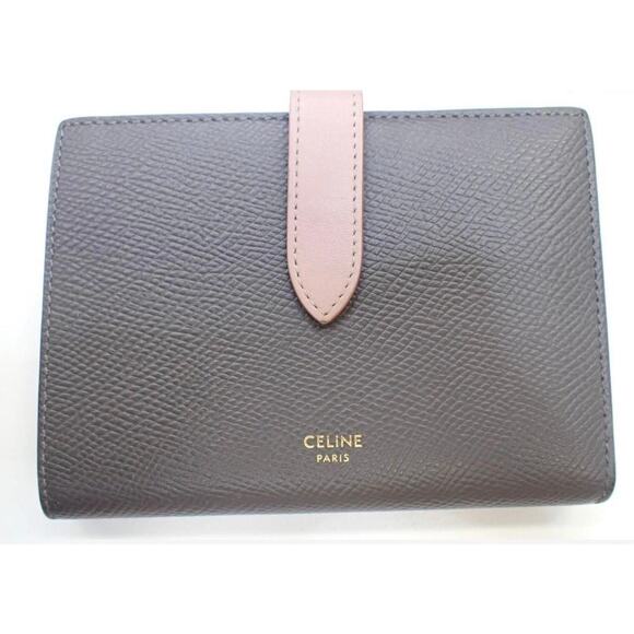Authentic Celine Paris Compact Wallet – gray& Lilac – Comes with COA - Picture 1 of 5